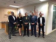 Встреча с директором департамента стран Европы и Америки Малайзийского агентства развития внешней торговли (MATRADE) Кхайрулом Аннуаром.